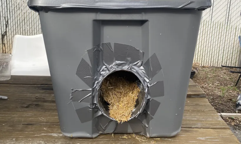 Easy DIY: Winter Cat Shelter